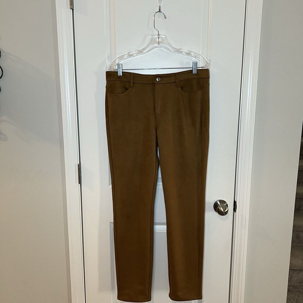 J Jill Women’s Faux Suede Pants 12 Tall